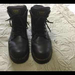 Dr. Martens steel toed work boots